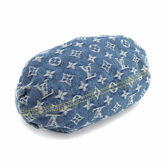 Louis Vuitton Monogram Denim Pleaty Canvas Leather Blue - Picture 4 of 9